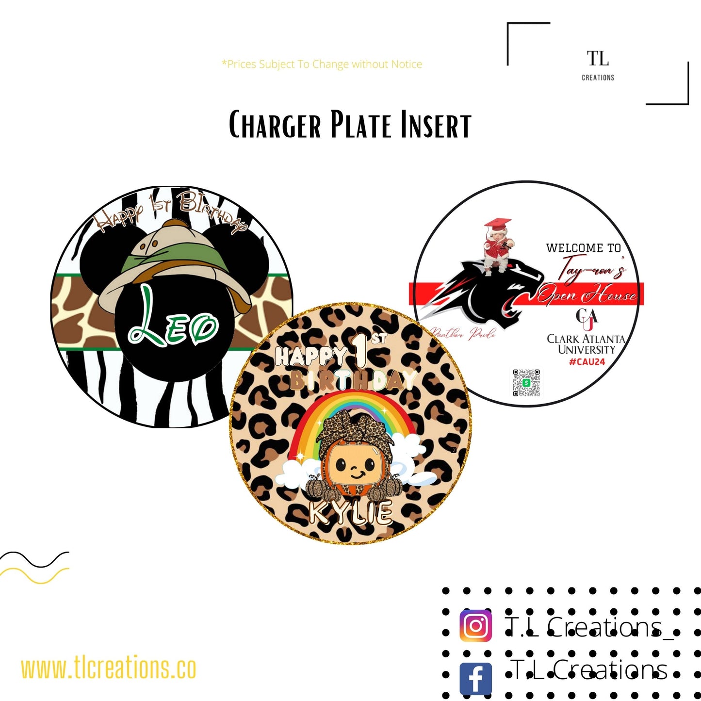 Charger Plate Insert Design
