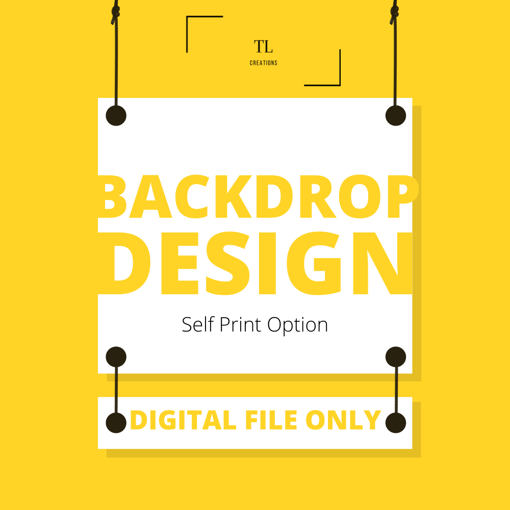 Backdrop Design ( Self Print )