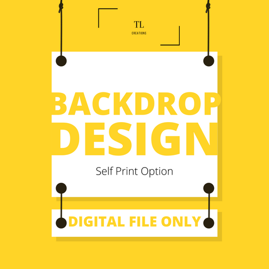 Backdrop Design ( Self Print )