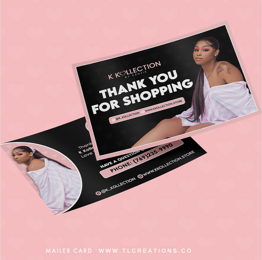 Thank you Card Design