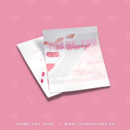 Thank you Card Design